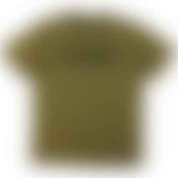 Olive S S Outfitter Graphic T Shirt Drab Block Logo
