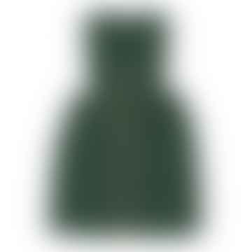 Vestido Citizen con cuello en V verde botella