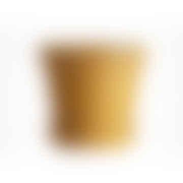 18 cm Pot vitré de copenhague jaune