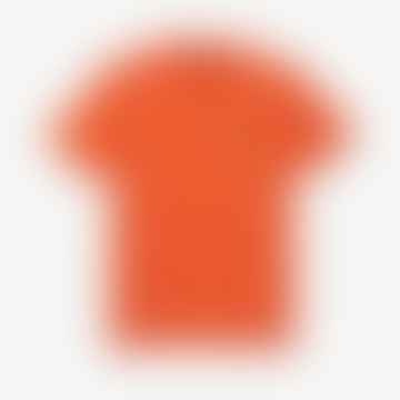 Orange Ranger Solid One Pocket T Shirt Blaze