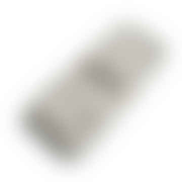 100% de tela de lino europeo en gris claro (tamaño L)