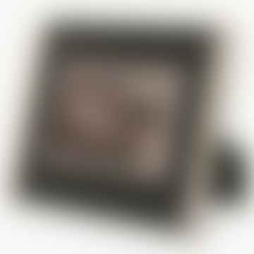 Black Inlay Ashgrove Chrome Photo Frame