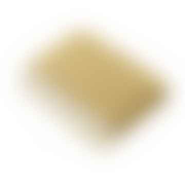 Manta de lana de cordero merino espiga dorada 140 x 185 cm