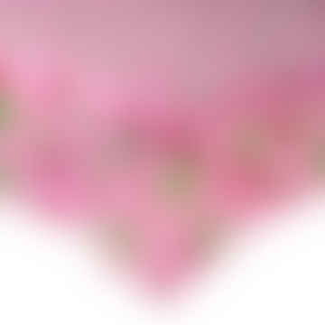 Mantel mexicano de cereza rosa por medio metros