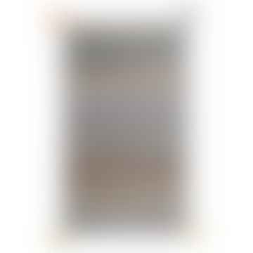 Tappeto Kallen in cotone grigio 120 x 160 cm