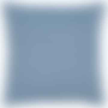 Soft Blue/White Patterned Cushion, 50x50 cm