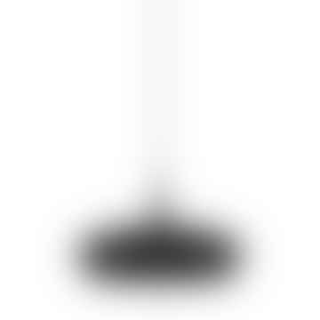 Black Clava Dine Pendant Light with Black Rosette Cord Set
