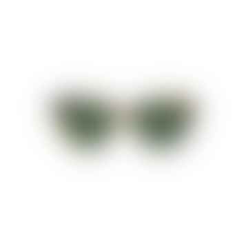 Henrietta Light Tortoise Green Lenses Sunglasses