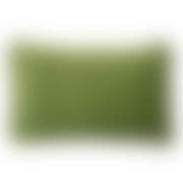 Velvet Fern Green Cushion 33x50cm