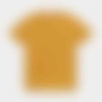 Organic Cotton Slub Pocket T Shirt Sunshine Yellow