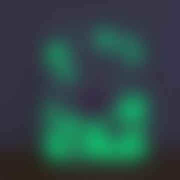 Omy Poster Bunny fosforescente di notte
