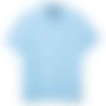 University Short Sleeve Oxford Shirt Sky Blue