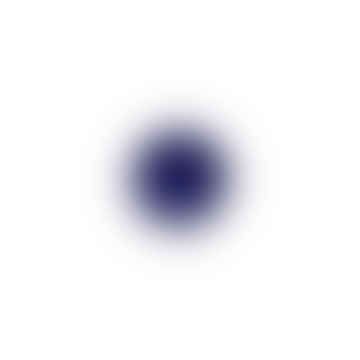 Teller S 19 cm Lapislazuli Swirl-Dots White Feast Ottolenghi