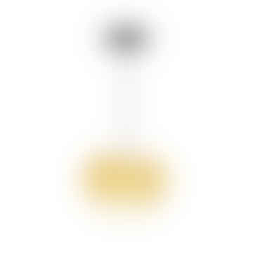 Mini Sahara Carmina Sombra de luz colgante con conjunto de cuerdas de roseta negra