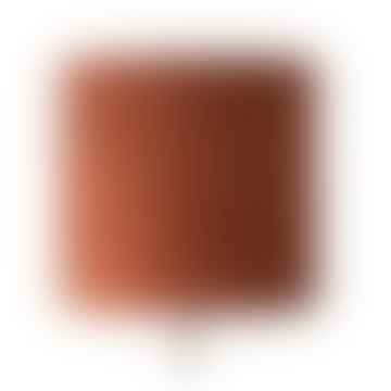 Orange Cotton Velvet Cylinder Lampshade 37 X 26 cm