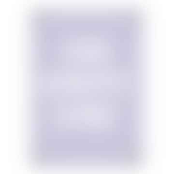 70x100cm Affiche de jardin Happy Day violet blanc