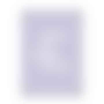 50 x 70 cm Violet Blanc Profitez de l'affiche du jardin des petites choses
