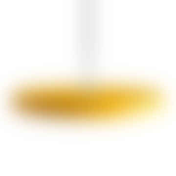 Lámpara colgante Saffron Asteria con detalle de acero