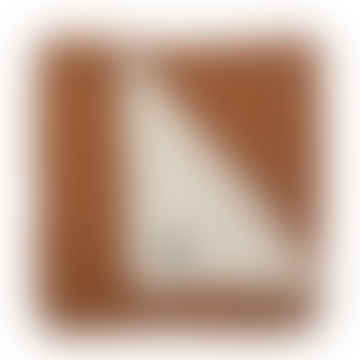 Coperta da culla per orsetto color caramello 100 x 150 cm