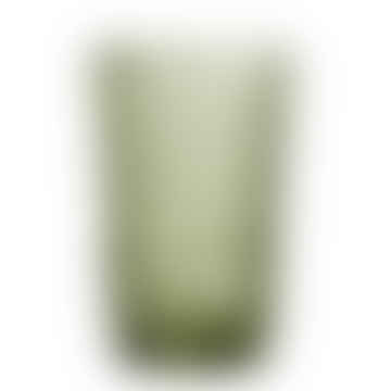 Packung mit 4 Florie Trinkgläsern, Grün, Glas, D8xH12,5 cm