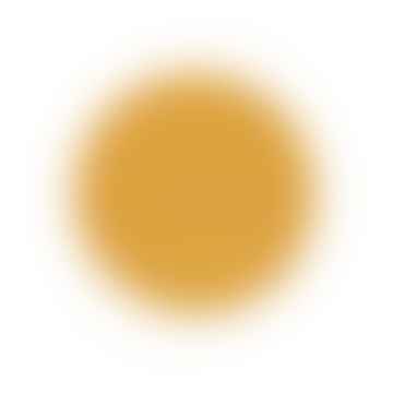 Placemat di iuta intrecciato 38 cm in giallo indiano