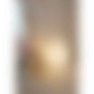 Anais White Murano 70 s Stil Pilzstreifen Glasplatte Lampe