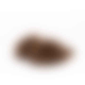 Pantoufle Tessan en peau de mouton dans le chocolat brun