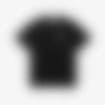 Black Unisex Live cotton t-shirt with patch