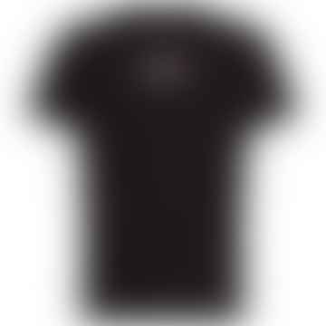 Camiseta con estampado de entrada de Tommy Jeans Negro