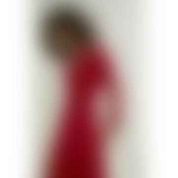 Rote Brieftasche Kleid Mathilde