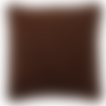 Coussin de velours 50x50cm Couleur Chocolate