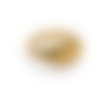 Gold Flat Oval Signet Ring, 18k anlauffreies wasserdichtes Gold