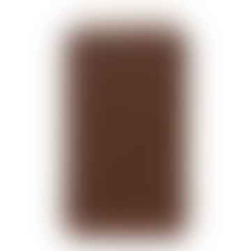 Memo de grano Nota de cuero marrón