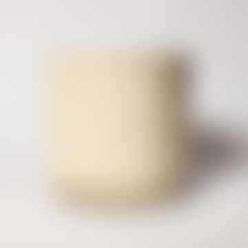 Cream Glazed Pot w/ Horizontal Spots