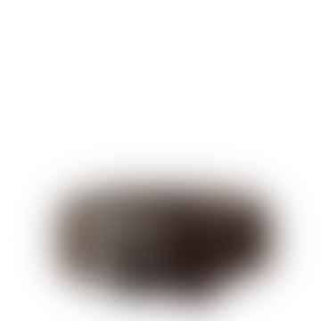 B 0667 Gewebter Wollgürtel Multi Braun