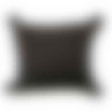 Black Pom Pom Cushion