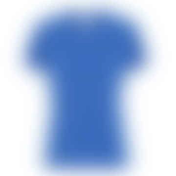 Leichtes organisches T -Shirt - Pazifikblau