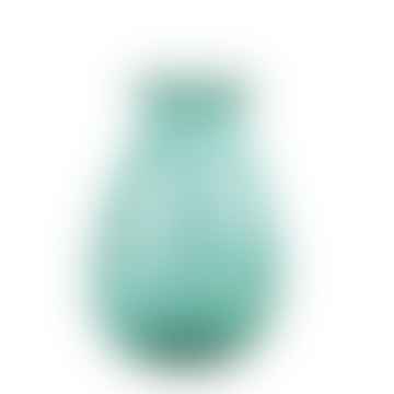 Padma Vase Recycled Glass Teal