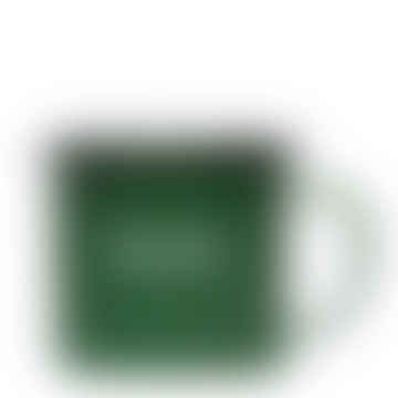 Bean Enamel Mug Dark Green