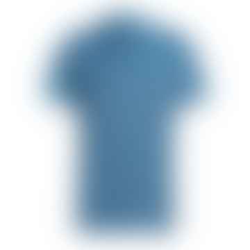 T-Shirt Club 3-Stripe Uomo Altered Blue/Sky Rush