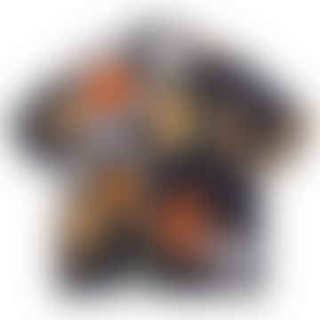 Gabe Tencel Shirt Burnt Orange Dot