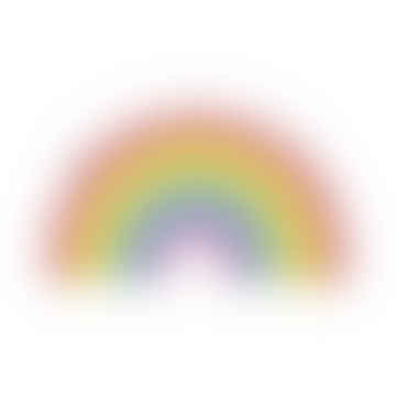 Glitter pastello arcobaleno del palloncino mylar