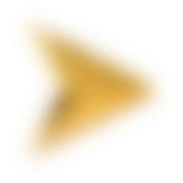 Lulu Copenhagen vergoldetes Einzelbolzen-Ohrring-Papierflugzeug