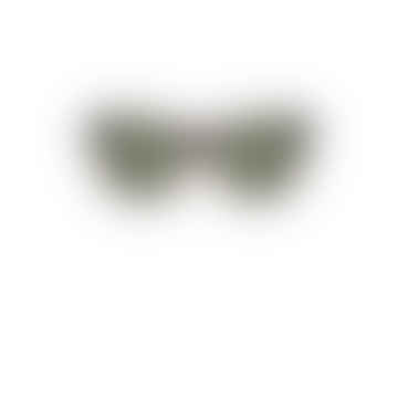 Große Kanye Demi Schildkröte Transparente Sonnenbrille