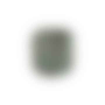 Pot de verre de tortue vert de style rétro en petit (10,5 x 12 cm)