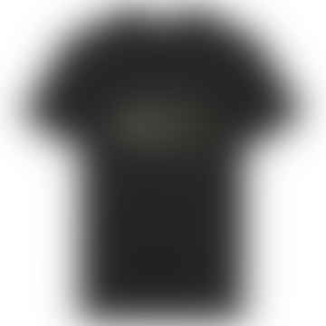 Two Tone Monogram T-Shirt - Black
