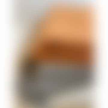 Decke Wolle Punto Orange / Beige FB 3736