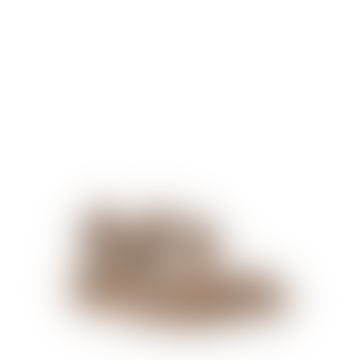 Britt Hairlon Leather Sandels In Pixel Off White
