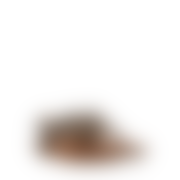 Maruti  Bear Hairon Leather Sandels In Black Pixel