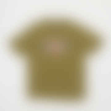 Icon Logo Short Sleeve T-Shirt in Green Moss